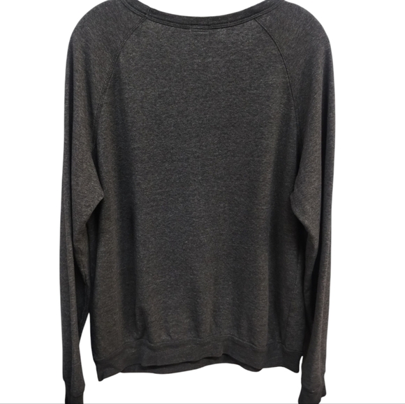 YOKISHOP Women's Good Logo Crew Fleece Sweatshirt size L Streetwear Quiet Luxury - Picture 3 of 6